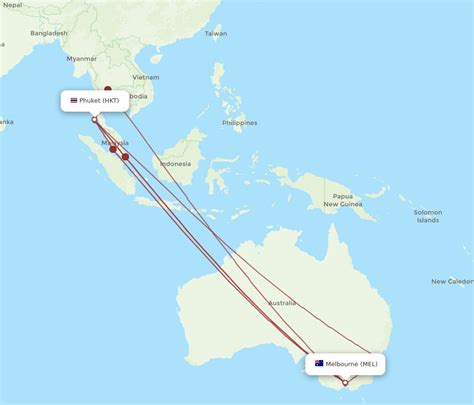 HKT to Melbourne, Australia .